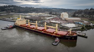 GMA Americas welcomes ODELMAR vessel into Coos Bay