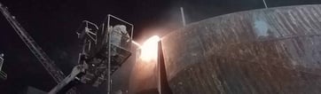 Low dust blasting increases efficiency for US Shipyard