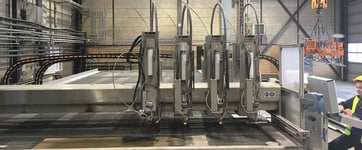 Calibrating your waterjet machine to lower garnet consumption